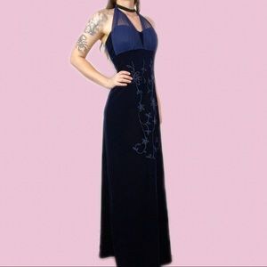 Blue Velvet Betsy & Adam Dress